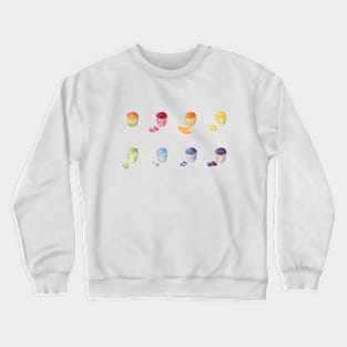 Rainbow muffins Crewneck Sweatshirt